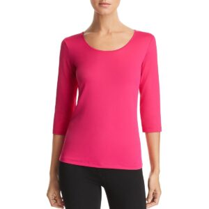 BOSS Hugo Boss Womens Matte Jersey Elbow Sleeves Pullover Top