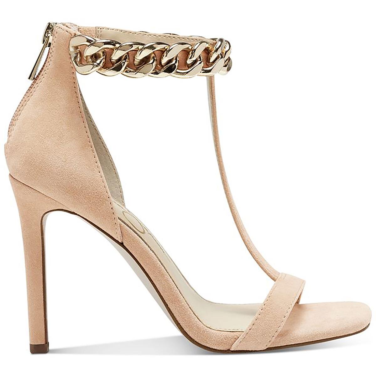 Jessica Simpson Womens Omesa Chain Embellished Ankle Strap - Image 3