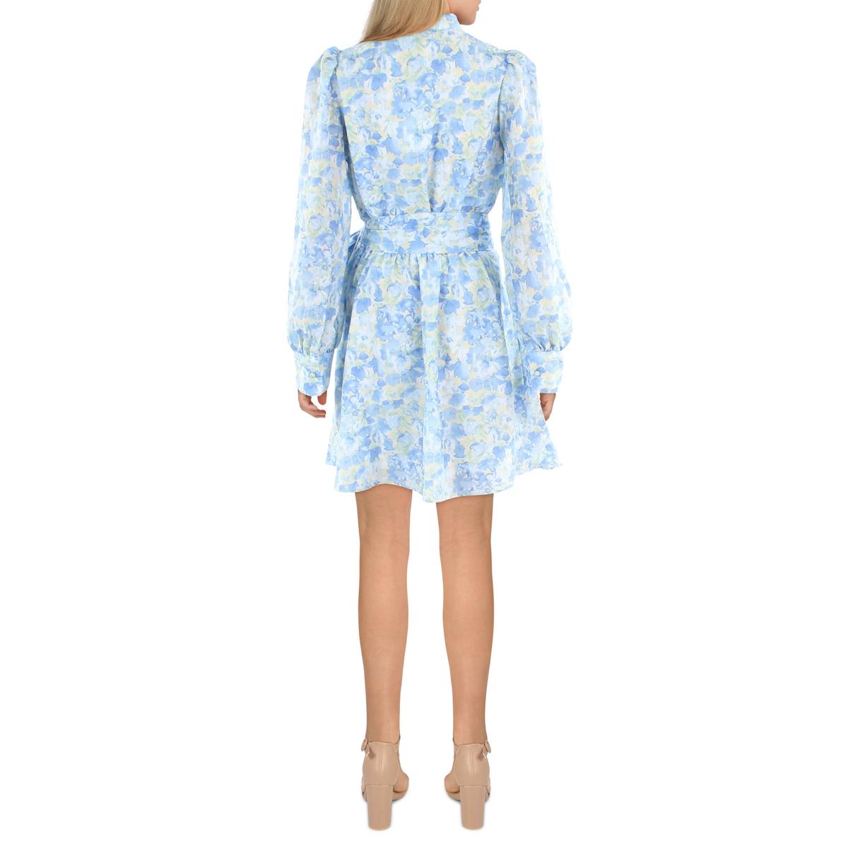 Lucy Paris Womens Nikole Floral Mini Fit & Flare Dress - Image 3