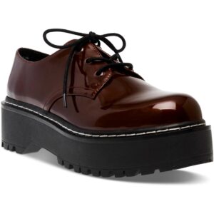 Wild Pair Womens Authentick  Lugged Sole Dressy Oxfords