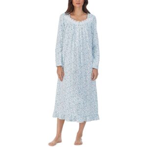 Eileen West Womens Lace Long Nightgown