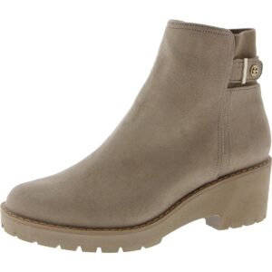 Giani Bernini Womens Vedaa Zip Up Lug Sole Ankle Boots