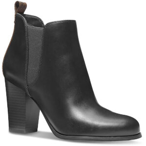 MICHAEL Michael Kors Womens Evaline Heeled Bootie Faux Leather Booties