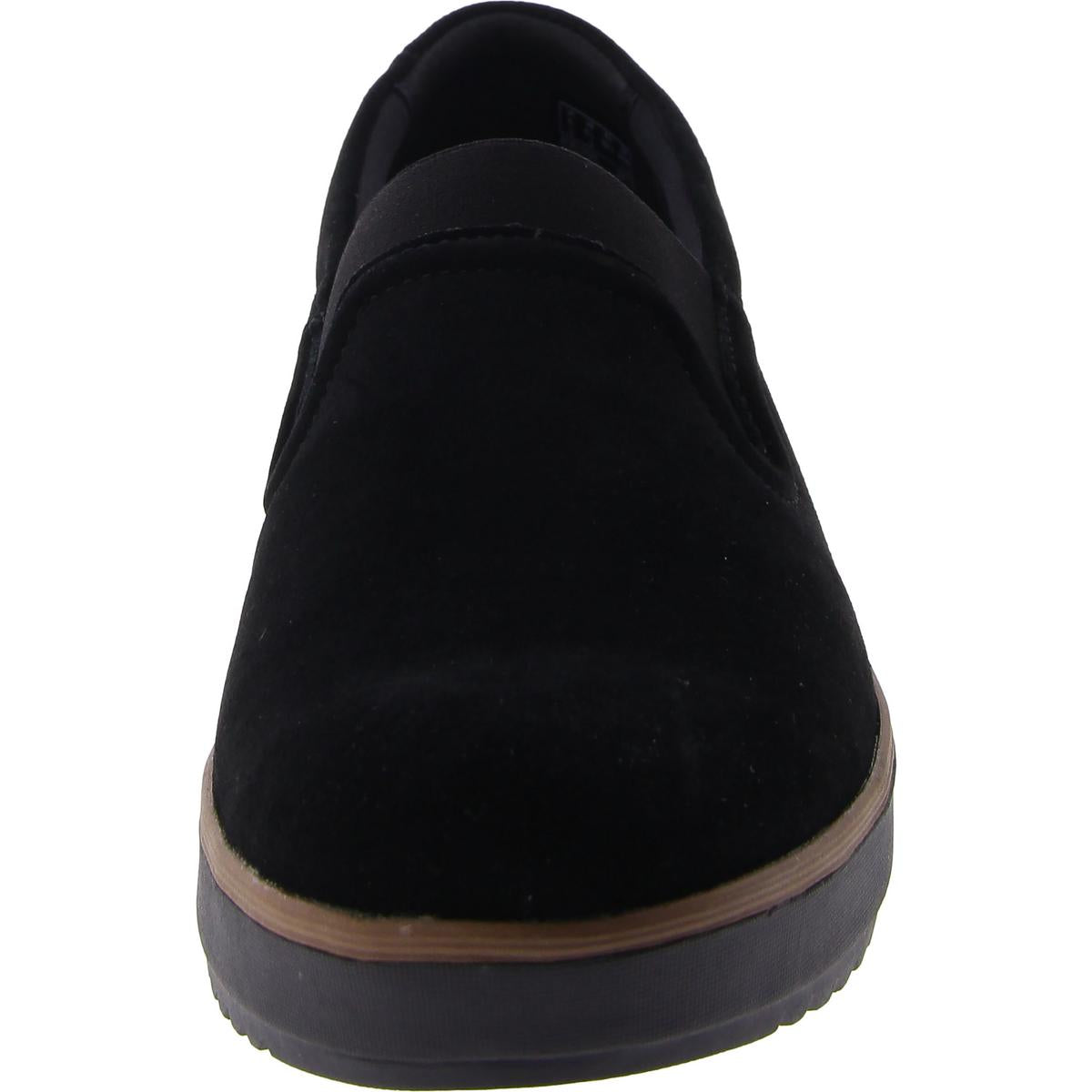 Clarks Womens Suede Slip On Slip-On Sneakers - Image 3